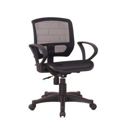 傑保全網扶手辦公椅/電腦椅(2色)