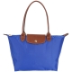 LONGCHAMP Le pliage 長提把摺疊水餃包(小/寶藍色) product thumbnail 1