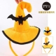 摩達客 萬聖節派對頭飾-橘黃南瓜蝙蝠巫婆帽造型髮箍 product thumbnail 1