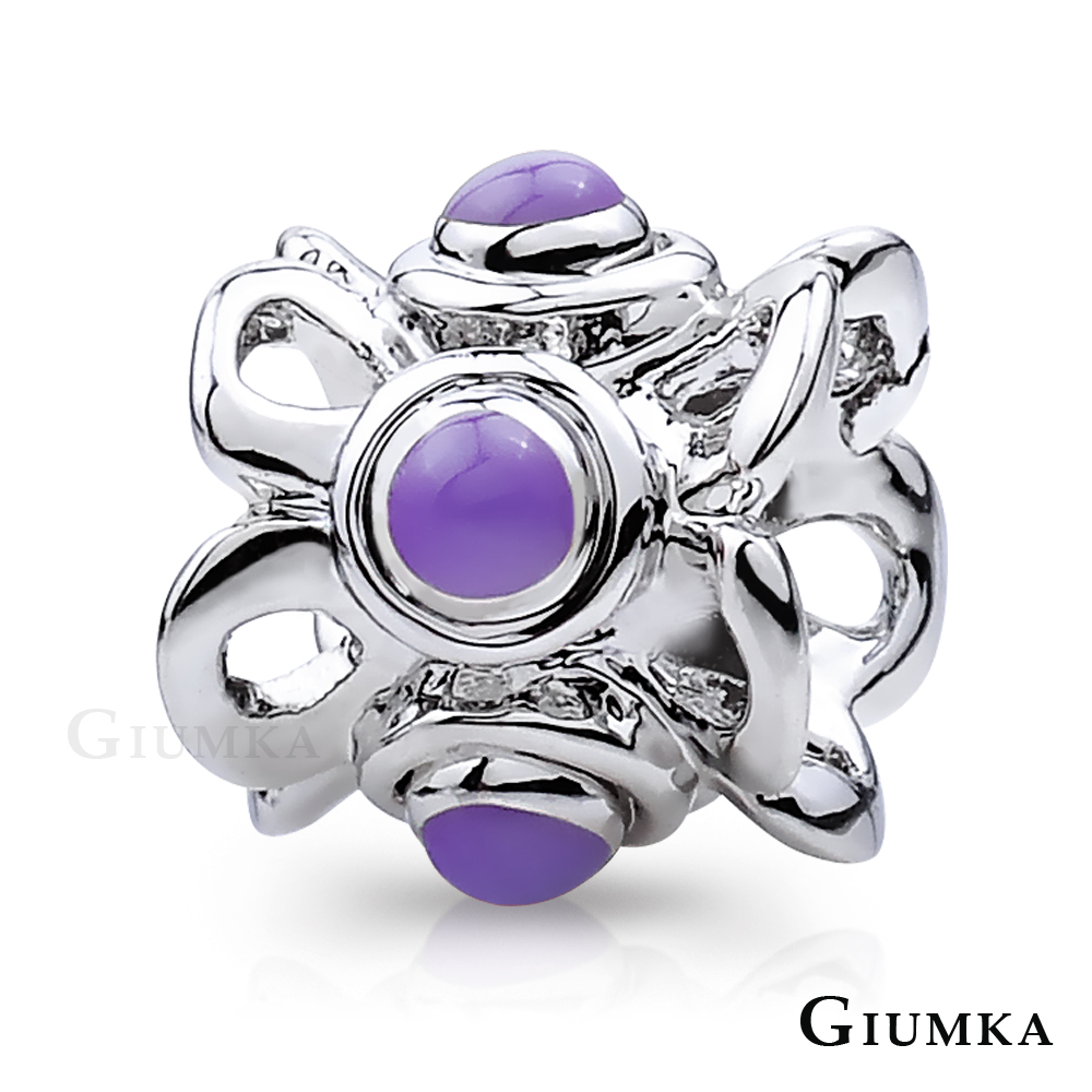 GIUMKA 珠飾 CHARMS 花冠-紫
