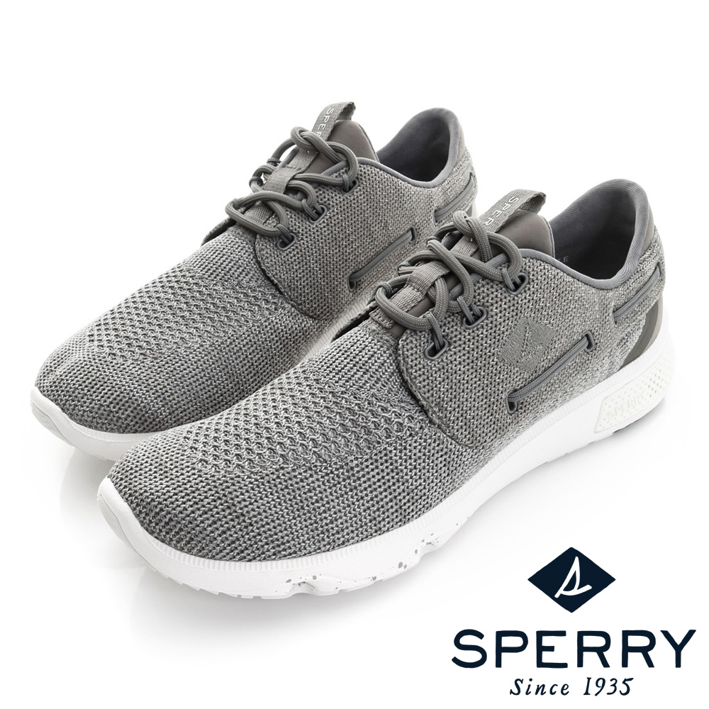 SPERRY 7SEAS創新科技針織潮流休閒鞋(中性)-灰