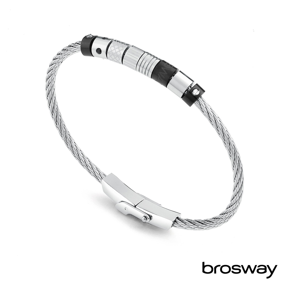 brosway Bullet 青銅水鑽不鏽鋼手環