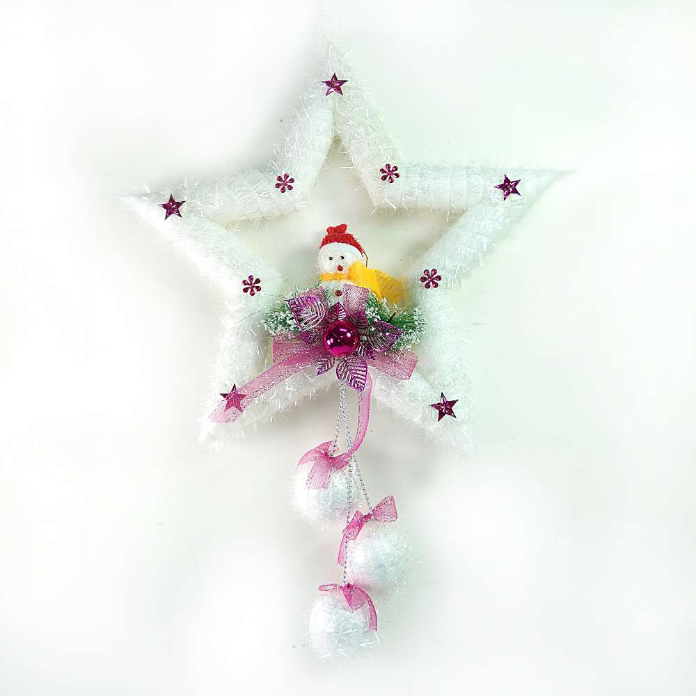 聖誕五角星泡棉壁飾吊飾