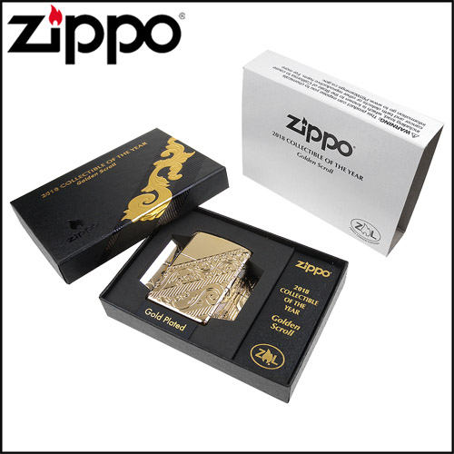 ZIPPO 美系~Golden Scroll-2018年度限量珍藏款