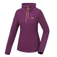 ATUNAS 歐都納 女款平價奢華長袖保暖寬領衫  A1-P1642W 紫紅 product thumbnail 1