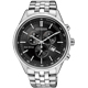 CITIZEN Eco-Drive 商務菁英計時光動能腕錶(AT2140-55E)-黑/42mm product thumbnail 1