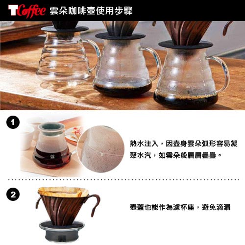 TCoffee HARIO-V60雲朵36咖啡壺