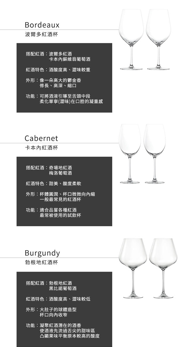 泰國LUCARIS 曼谷勃根地無鉛水晶紅酒杯-2入組