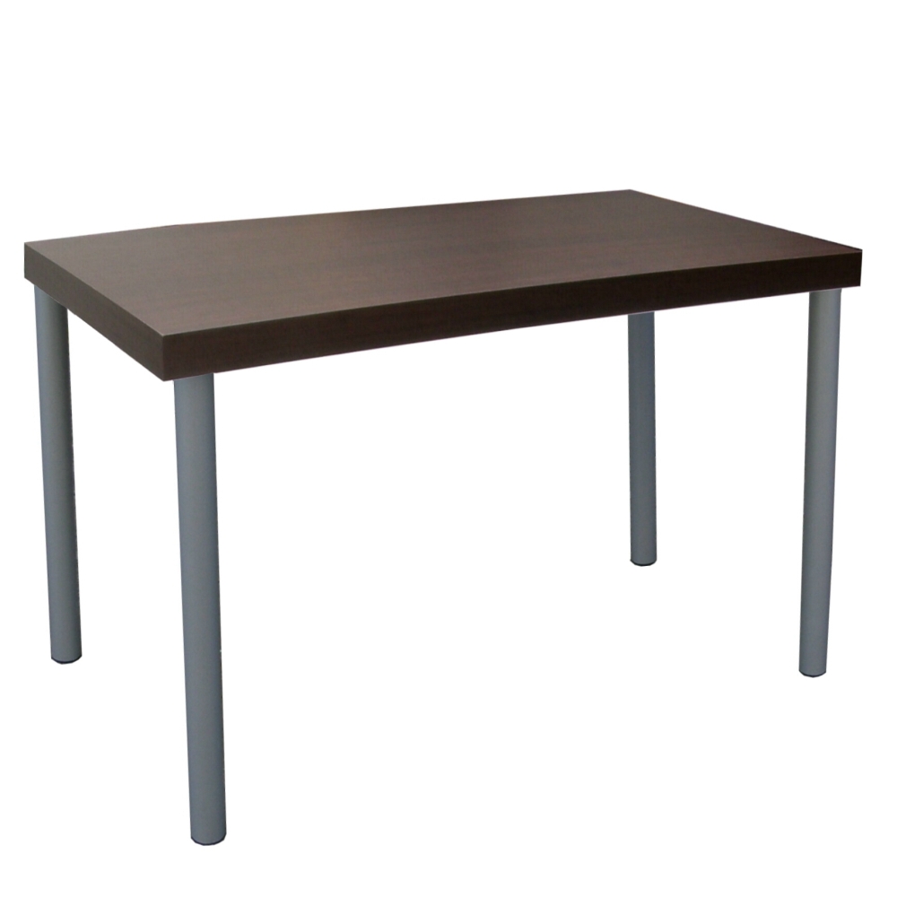 【KIC】 厚型桌面(厚4公分)餐桌-深胡桃木色