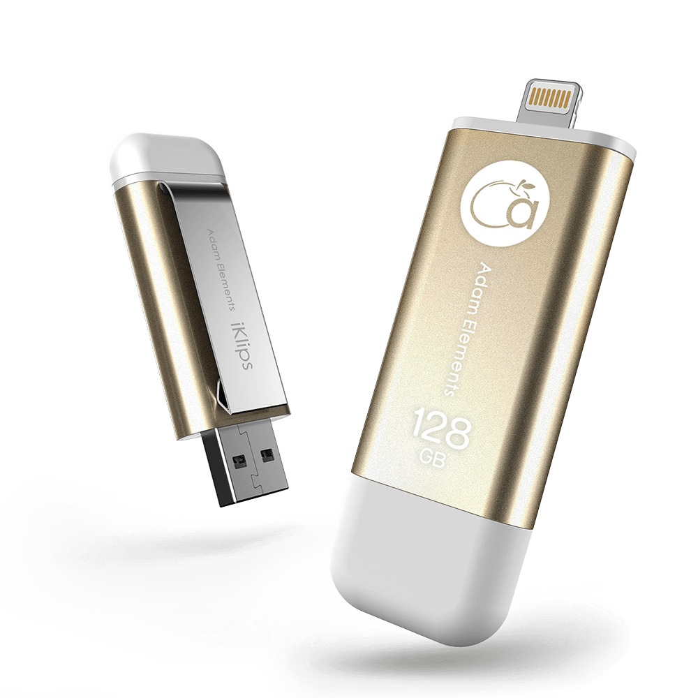 亞果元素 iKlips iOS系統專用USB 3.0極速多媒體行動碟 128GB product image 1