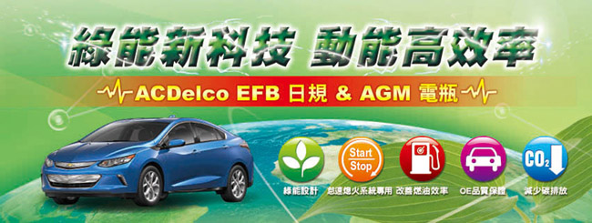 ACDelco S57450EFB 2012後日韓車系EFB電瓶