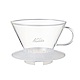 日本KALITA 185系列蛋糕型玻璃濾杯(雪花白)4人份 #05112 product thumbnail 1