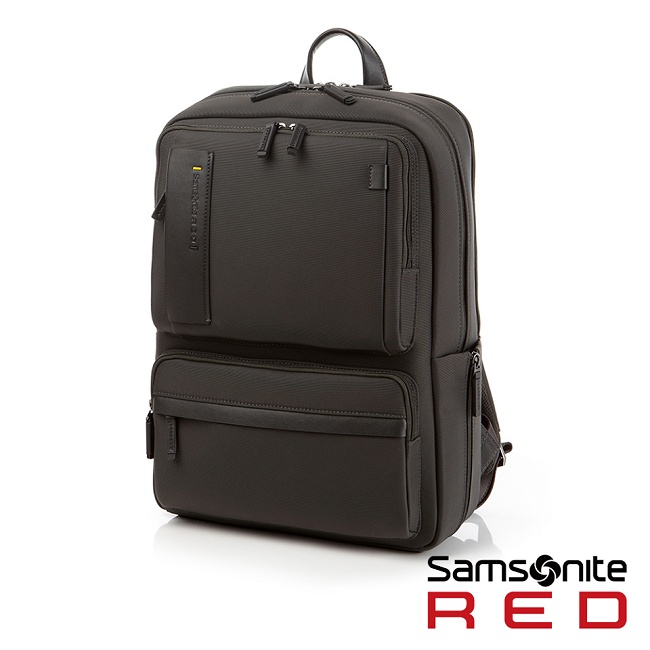 Samsonite RED BUSETTE經典商務中性筆電後背包-15.6吋(灰)