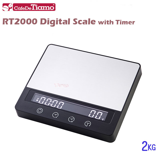 Tiamo RT2000 專業計時電子秤 2kg(HK0520)