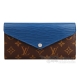 LV M60431 經典Monogram MARIE-LOU系列長型錢包(藍) product thumbnail 1