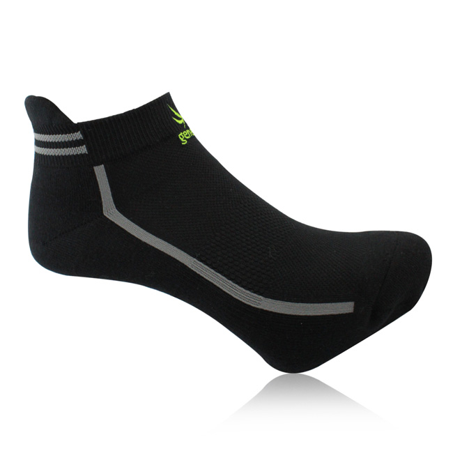 MASSA-G XGENETT 3D高科技保健機能船型襪-黑