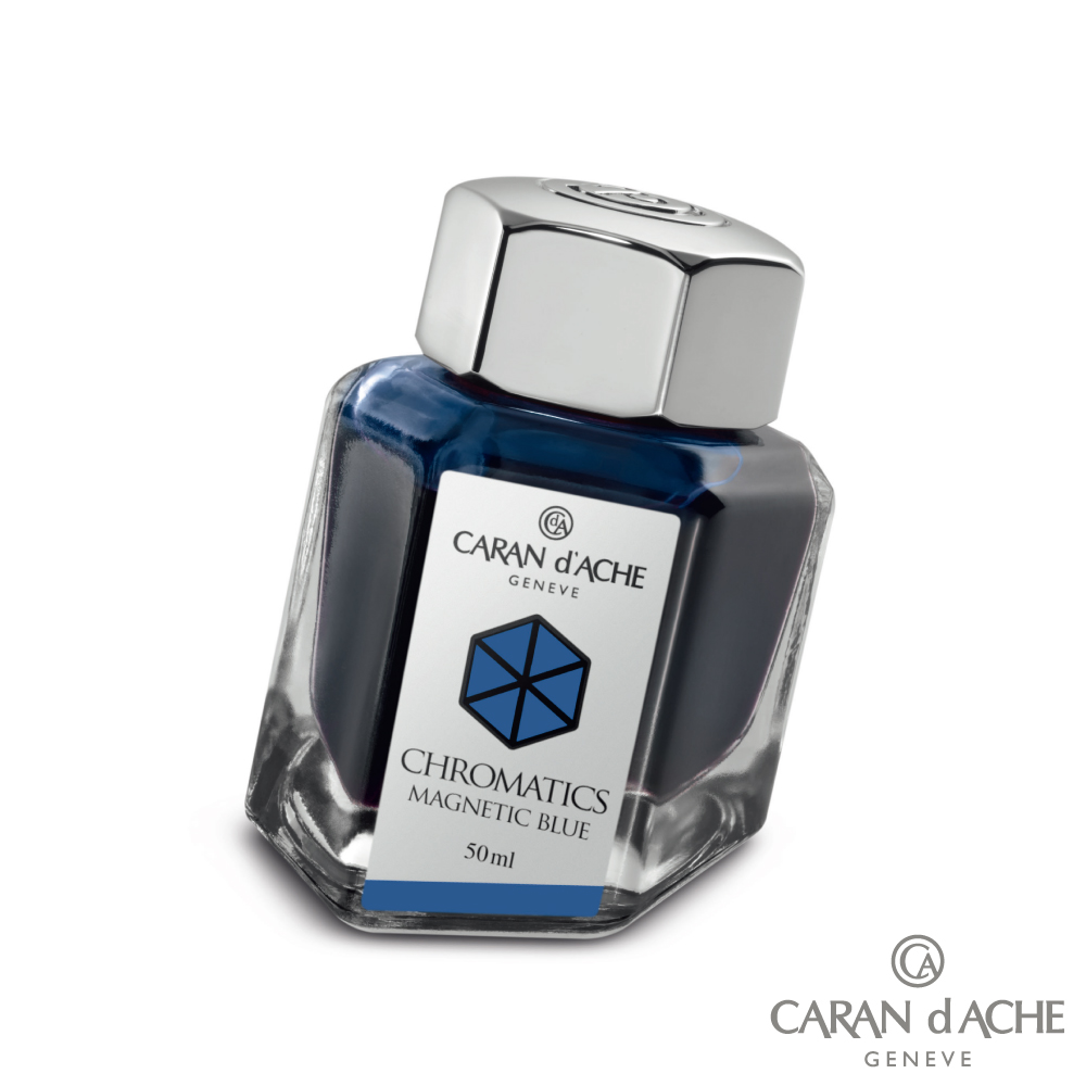 CARAN d’ACHE 卡達 - 色彩墨水 (磁性藍)