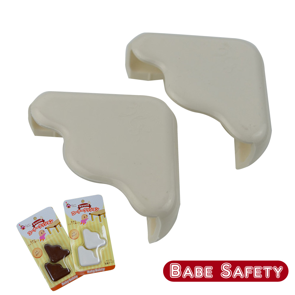 Baby safety 日本家具安全防撞角_白色(2入組)