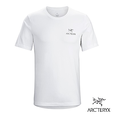 Arcteryx 始祖鳥 24系列 男 有機棉 Emblem 短袖T恤 白