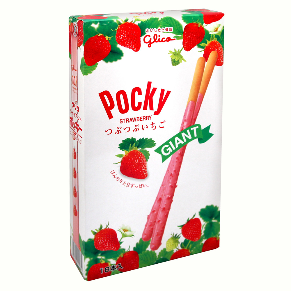 Glico固力果 Pocky草莓餅乾棒-巨人棒(223.2g)