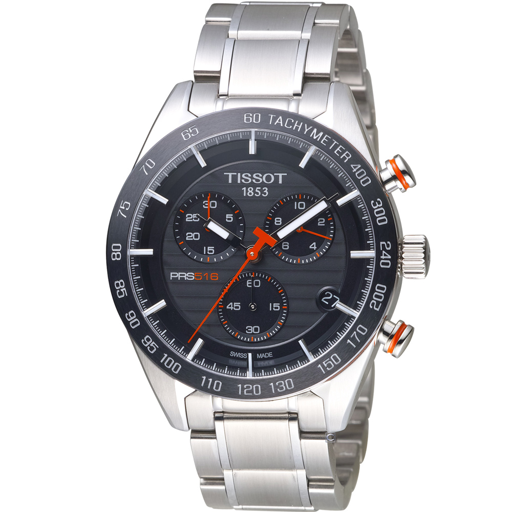 TISSOT PRS 516 賽車元素計時腕錶 T1004171105101