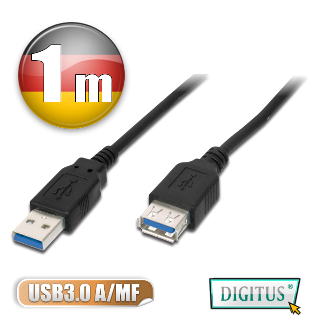 曜兆DIGITUSUSB3.0A公轉A母線(USB3延長用)*1公尺