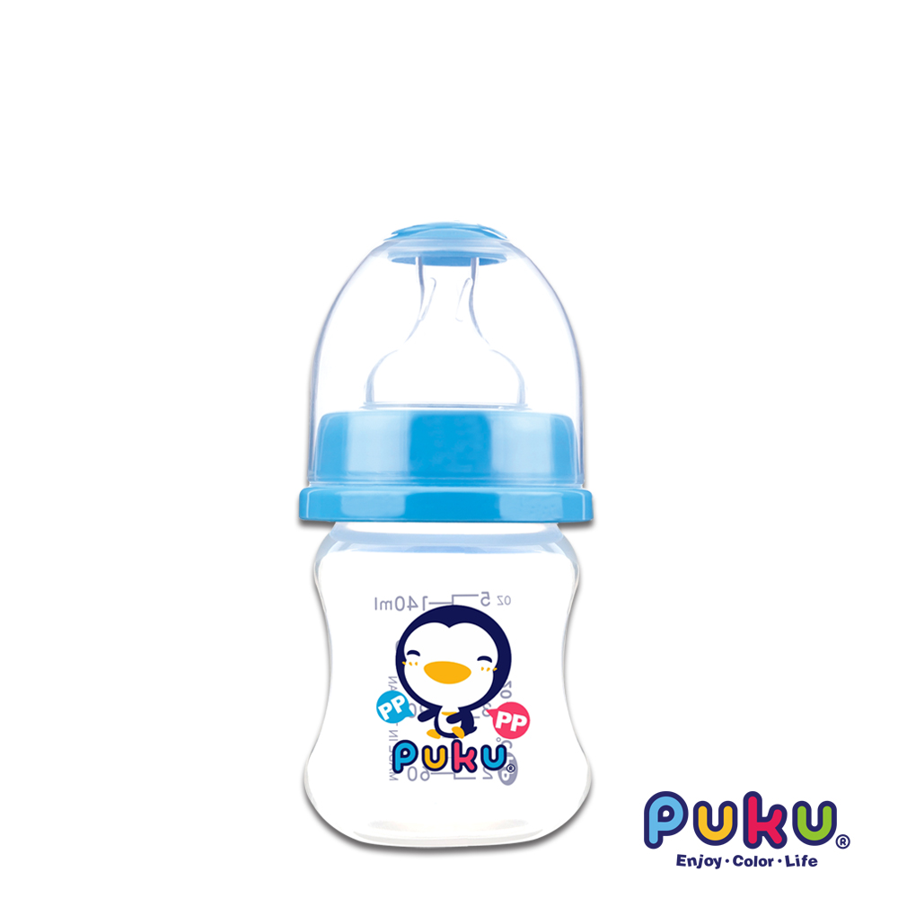 PUKU藍色企鵝 #寬口PP奶瓶-140cc