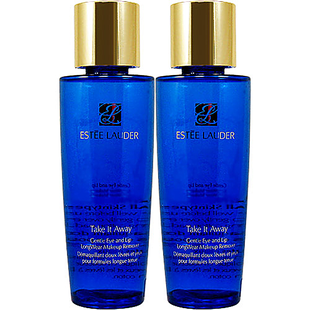 ESTEE LAUDER 雅詩蘭黛 清新淨妍眼唇卸妝液/持久彩妝專用(100ml)2入組(公司貨)