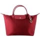 Longchamp Le pliage Neo 尼龍布短帶水餃包/斜背包(劇院紅/中) product thumbnail 1