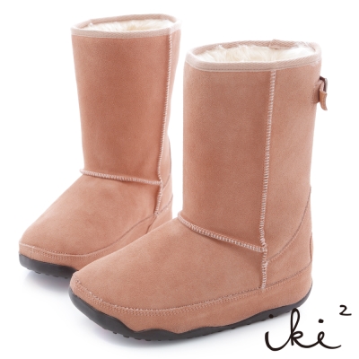 iki2網友最推薦-魅力機能性美腿長筒雪靴-甜蜜粉