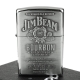【ZIPPO】美系~JIM BEAM金賓波本威士忌~浮雕標誌-白鑞款 product thumbnail 1