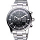 MIDO 美度 官方授權 Multifort Chrono Valioux 計時機械腕錶-黑/鋼帶/44mm M0056141105701 product thumbnail 1