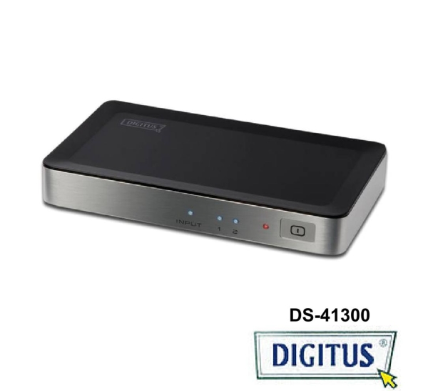 曜兆DIGITUS HDMI ~DS-41300一入二出分配器