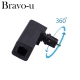 Bravo-u 數位光纖方口轉方口90度L型轉接頭(2入組) product thumbnail 1