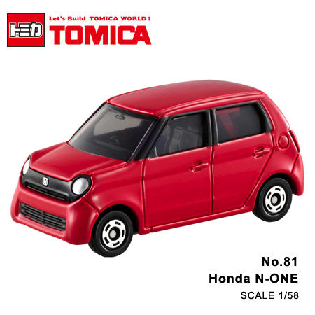 任選 TOMICA No81 Honda N-ONE 本田 紅 TM081A 多美小汽車