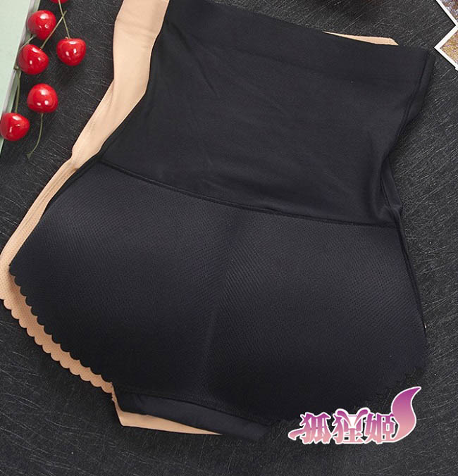 瞬間高腰俏臀褲三角假屁股美體(單褲)狐狸姬