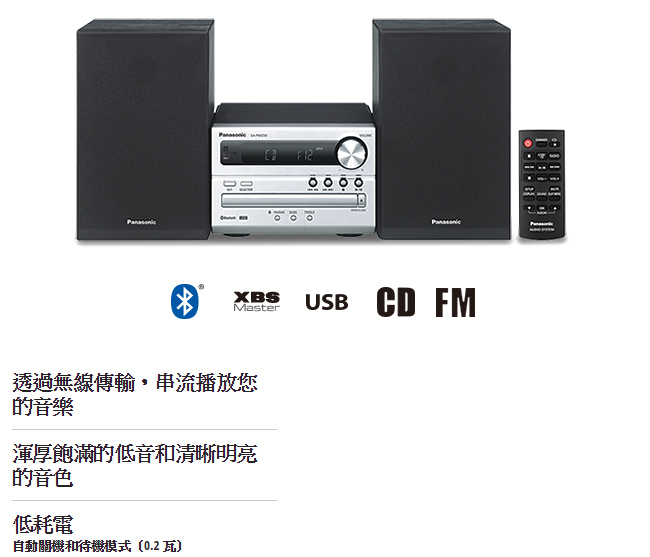 Panasonic國際 CD立體音響組合 SC-PM250