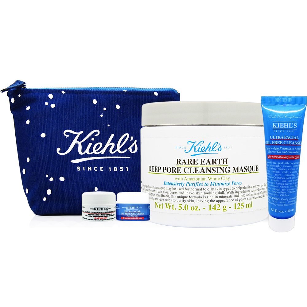 KIEHLS契爾氏 亞馬遜白泥淨緻毛孔面膜福袋組