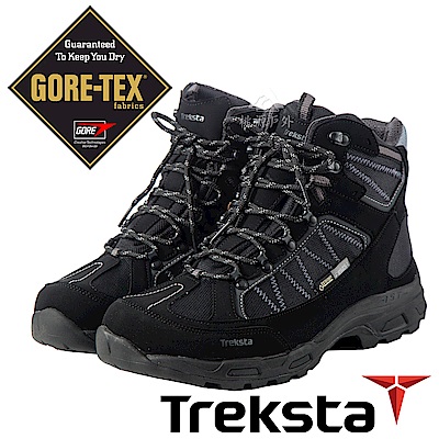 Treksta 男 Gore-Tex 防水高筒登山鞋『黑咖啡』KR17HM
