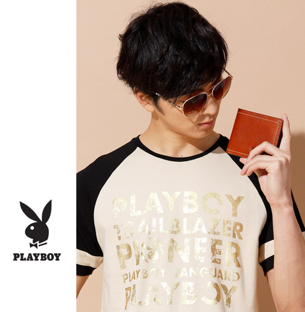 PLAYBOY- 中翻短夾 品味植鞣系列-經典原色