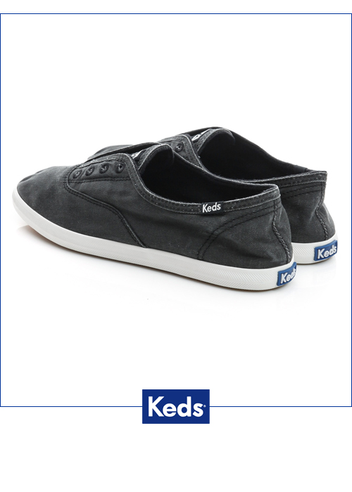 Keds 品牌經典系列之水洗休閒便鞋-炭灰