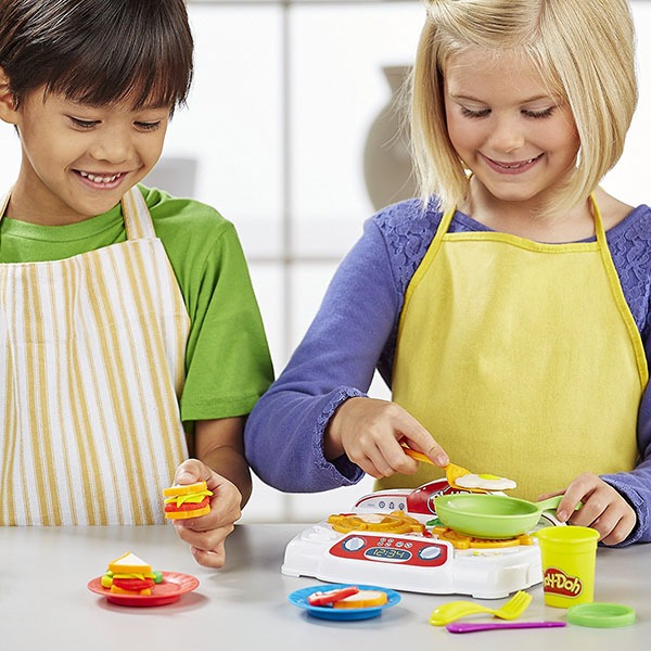 培樂多Play-Doh 創意DIY黏土 廚房系列 吱吱火爐料理組 B9014(3Y+)