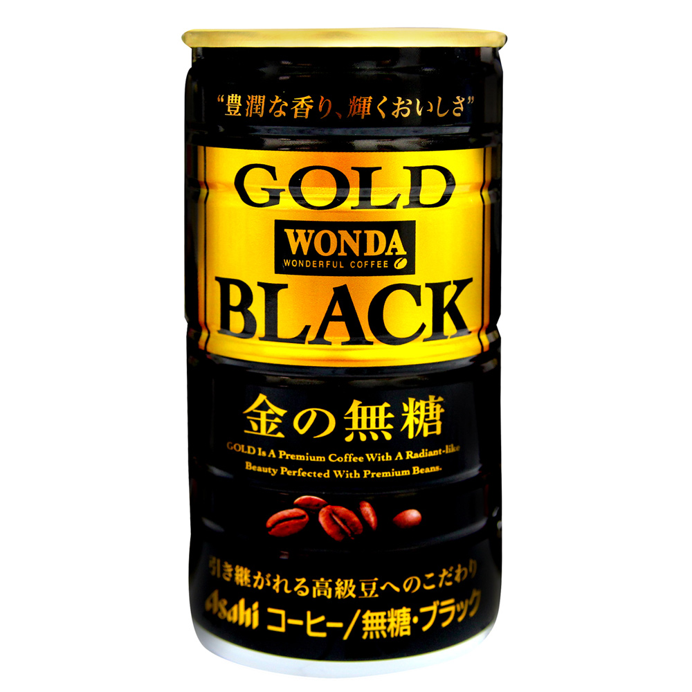 Asahi 金咖啡-無糖(185gx6罐)