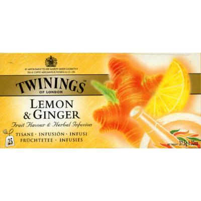 《TWININGS唐寧英國皇室御用茶》檸檬薑茶(25包入)