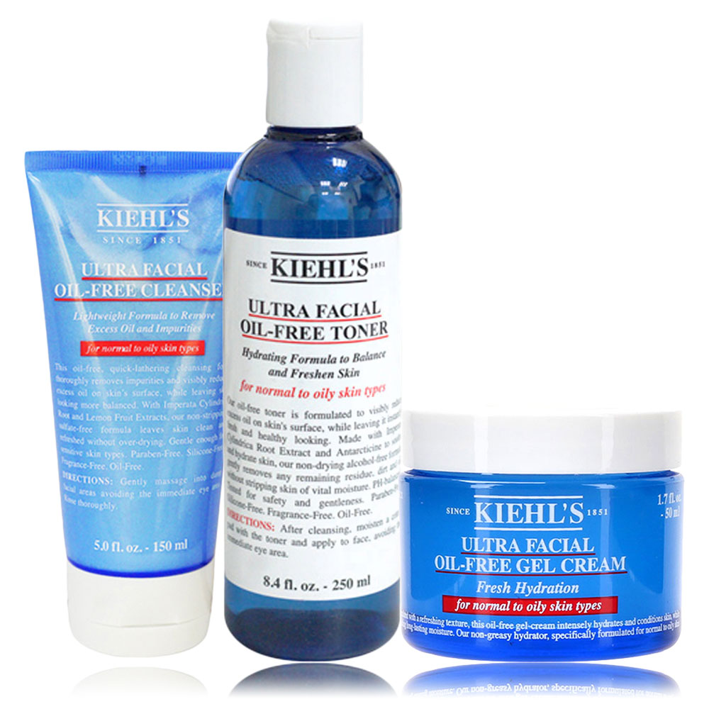 KIEHLS契爾氏 冰河清爽無油保養組