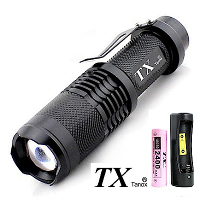 TX特林 T6 LED伸縮變焦輕巧強亮手電筒(TK100-T6)