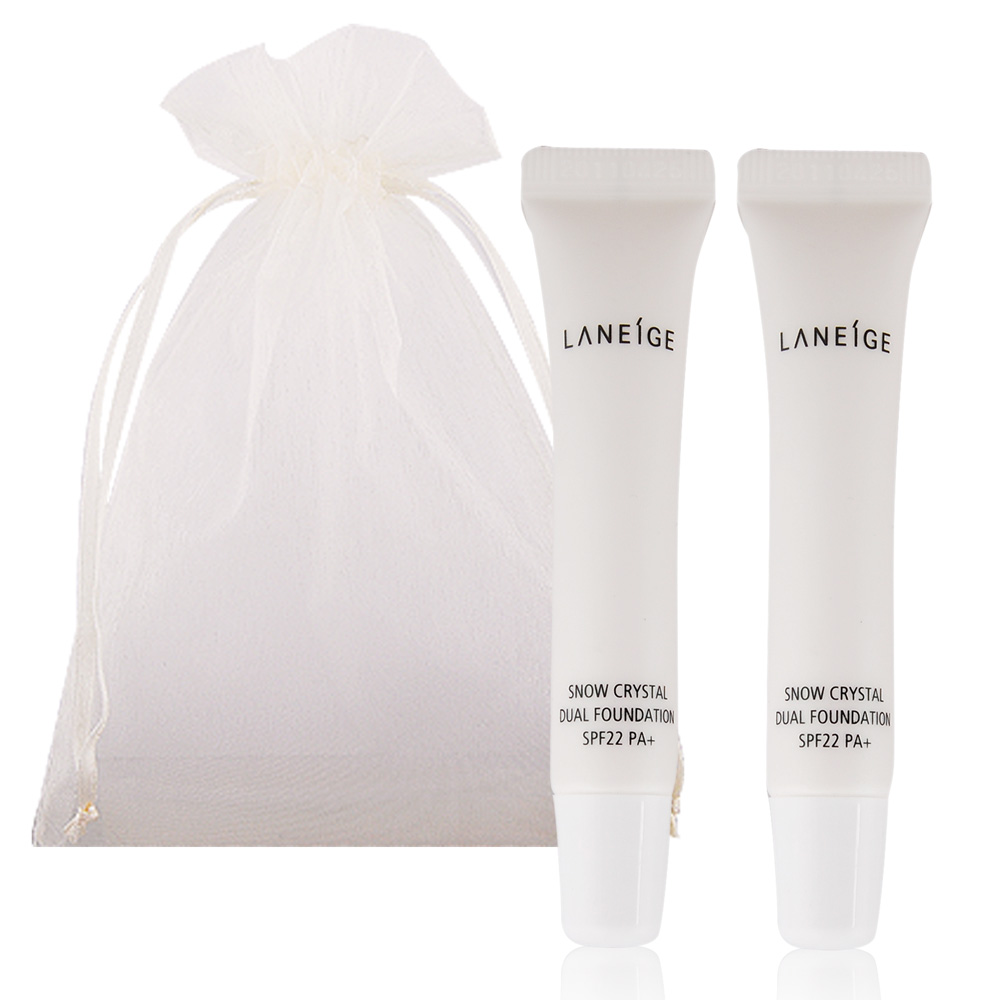 LANEIGE 蘭芝 玩美兩用遮瑕粉底SPF22/PA+#21(10ml)x2