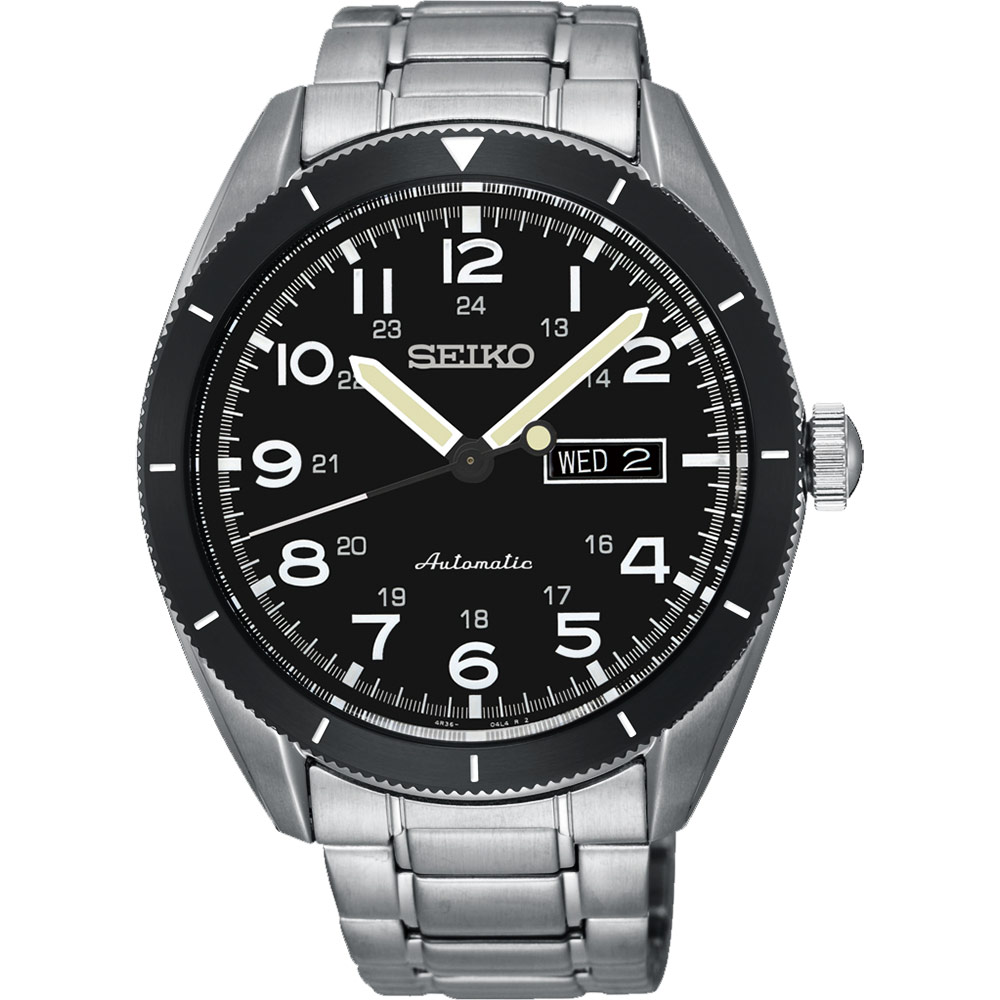 SEIKO CS系列日系菁英機械錶(SRP711J1)-黑/43mm