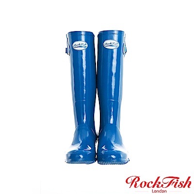 ROCKFISH 時尚百搭顯瘦長筒雨靴 繽粉系列 天空藍