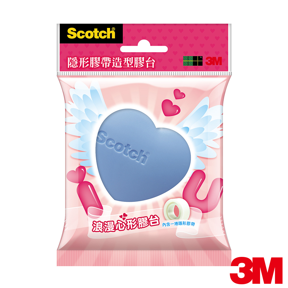 3M Scotch® 隱形膠帶愛心造型膠台 product image 1